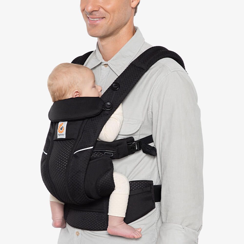 【美品・国内正規】ergobaby OMNI BREEZE ONYX BLACK baby-carrier-omni-breeze-onyx-